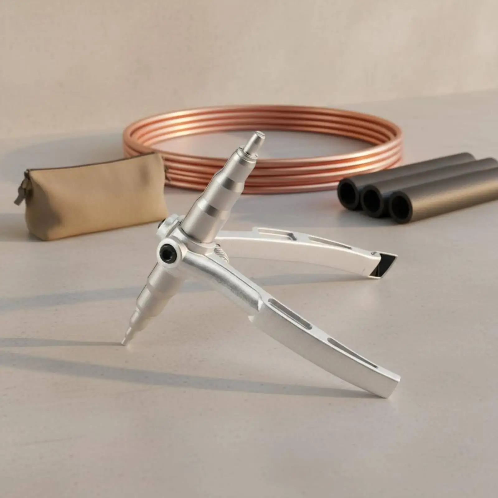 Copper Pipe Expander Professional Grade Manual Tubing Expander Metal Body Copper Tubing Swaging Tool for Heating and Cooling