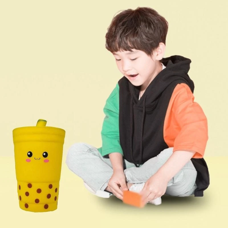 Q0kb Props Milk Tazza tè Decompressione Memoria Aumento per il display della finestra Autismo