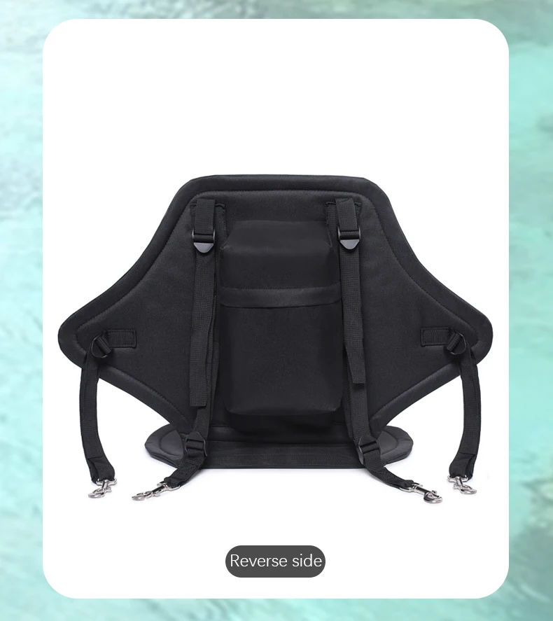 Sup Surfboard Kanu Rafting Boot Kajak Sitzkissen Rückenlehne Outdoor Bootzubehör mit Aufbewahrungstasche Sitz – Detail 11