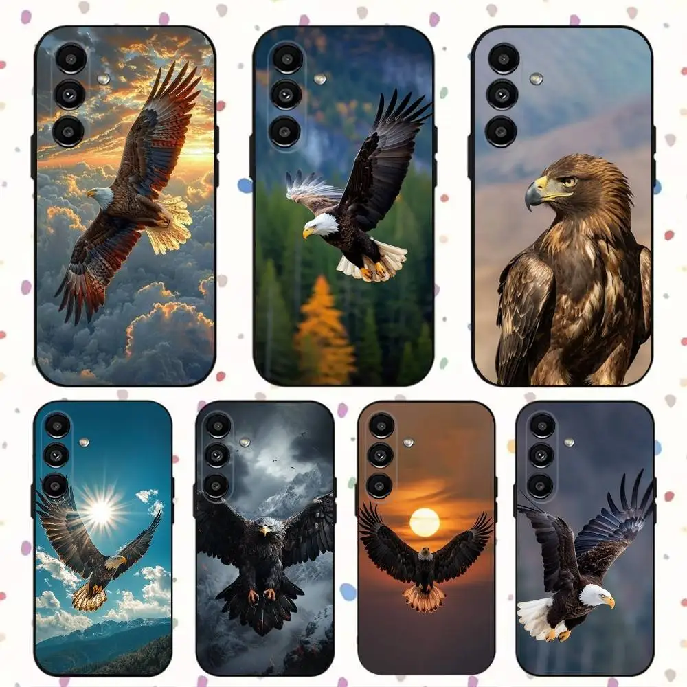 

Birds COOL Eagle Phone Case For Samsung S24,S21,S22,S23,S30,Ultra,S20,Plus,Fe,Lite,Note,10,9,5G Black Soft Cover