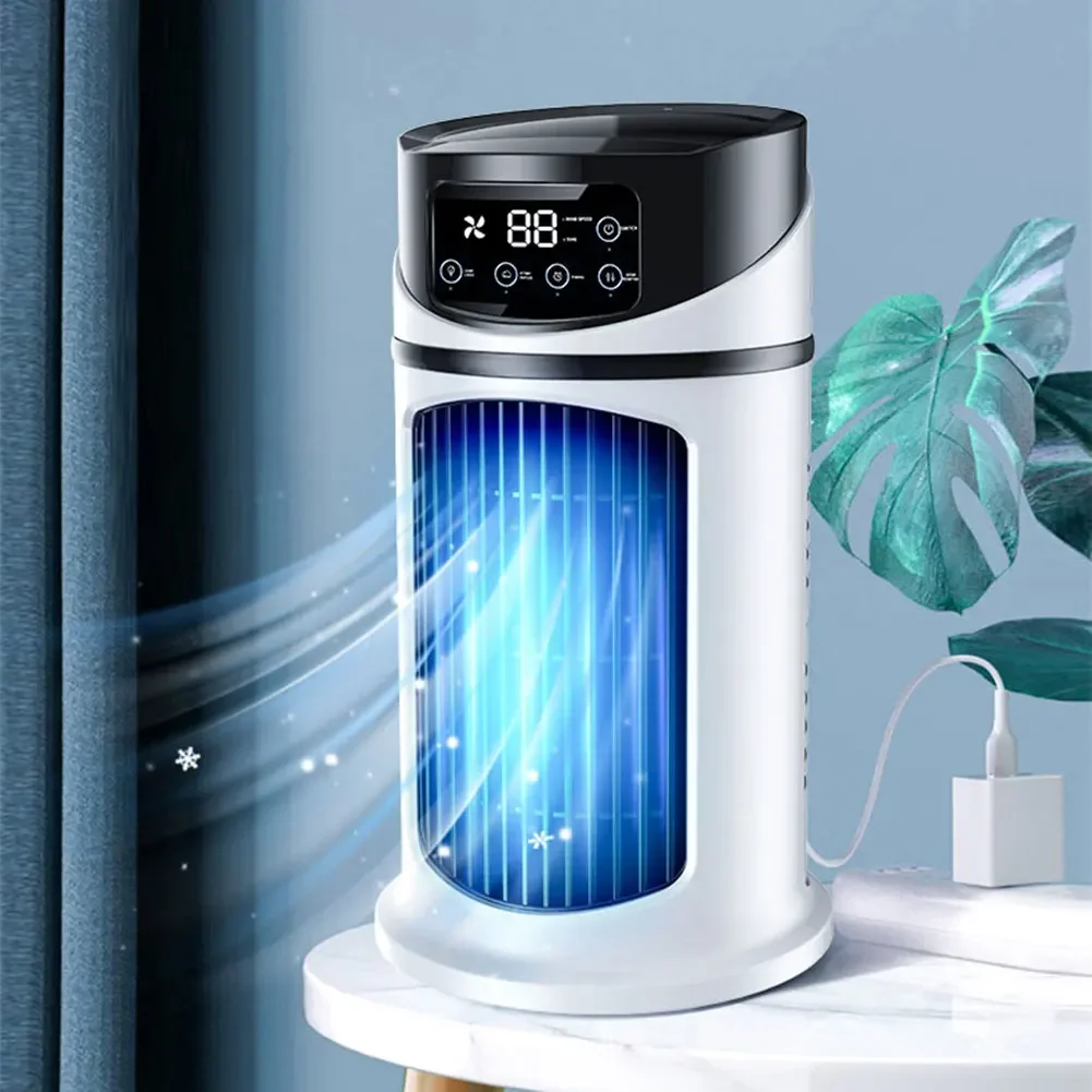 3 in 1 Quiet Cooling Desk Fan Wide-Angle Air Distribution Fan Adjustable Quiet Table Fan Wind Air Cooler  for Office and Bedroom