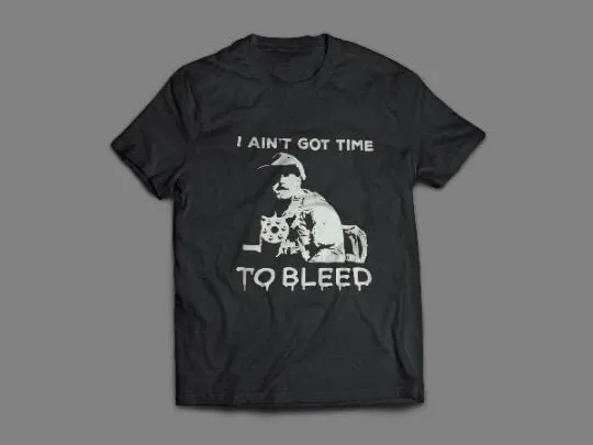 I Ain't Got Time To Bleed T Shirt Jesse Ventura Predator