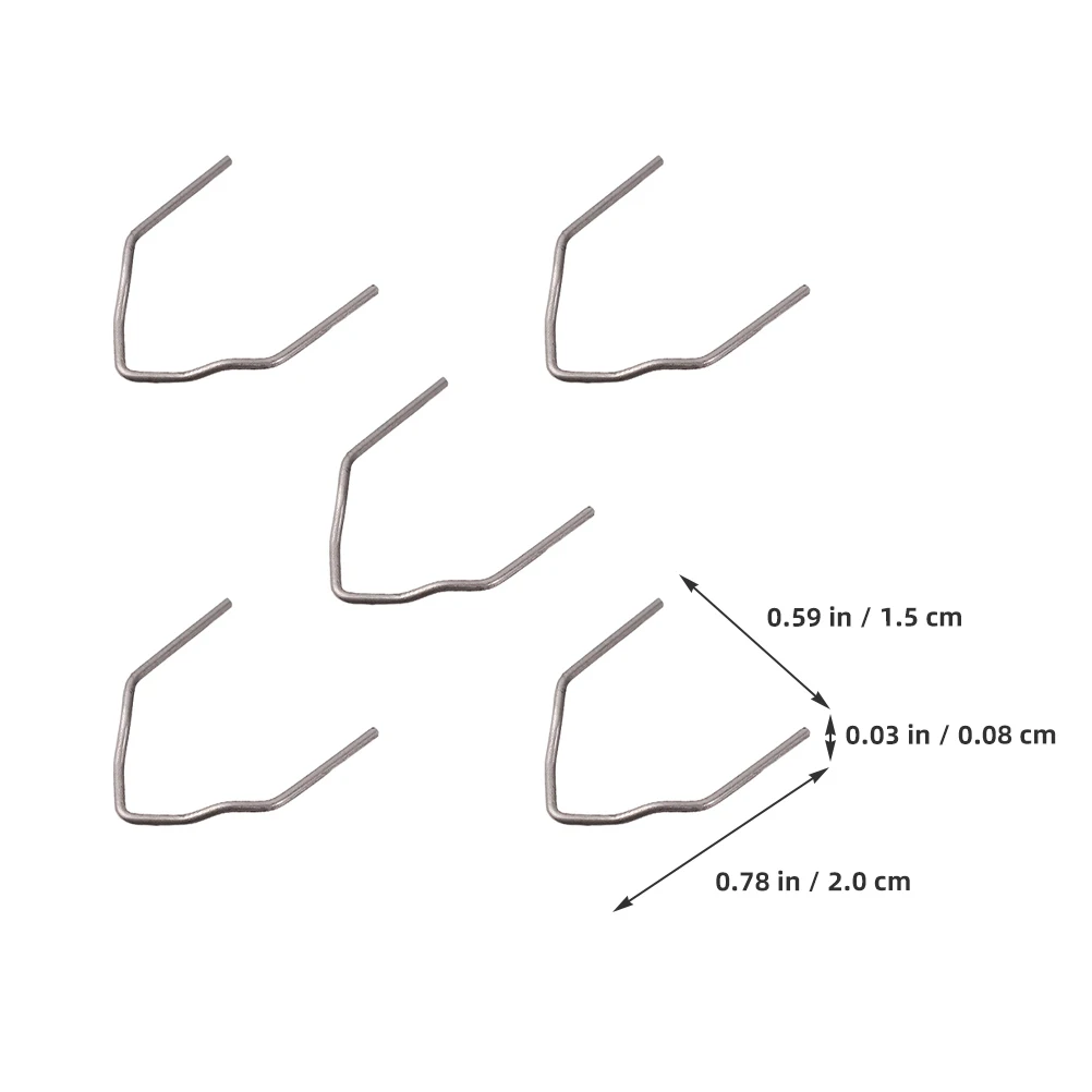 

1000 Pcs Car Bumper Welding Wire Durable Iron Hot Staples Pre Cut Easy Process Repair Plastic Parts Car Supplies