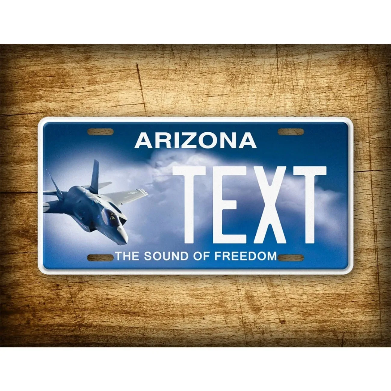 Personalized Arizona Themed Metal Decorative Tag, Home Decor Wall Accent