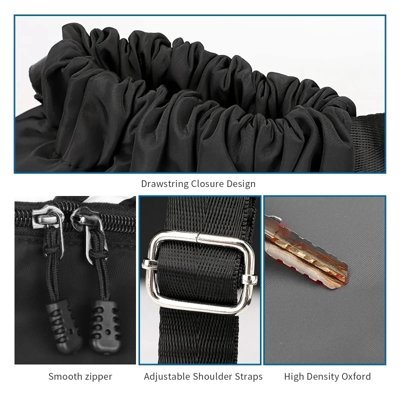 2023 New Design Sports Backpacks Soccer Drawstring Bag Gym Backpack Travel Hiking Draw String Back Bag Multi-Pocket Waterproof