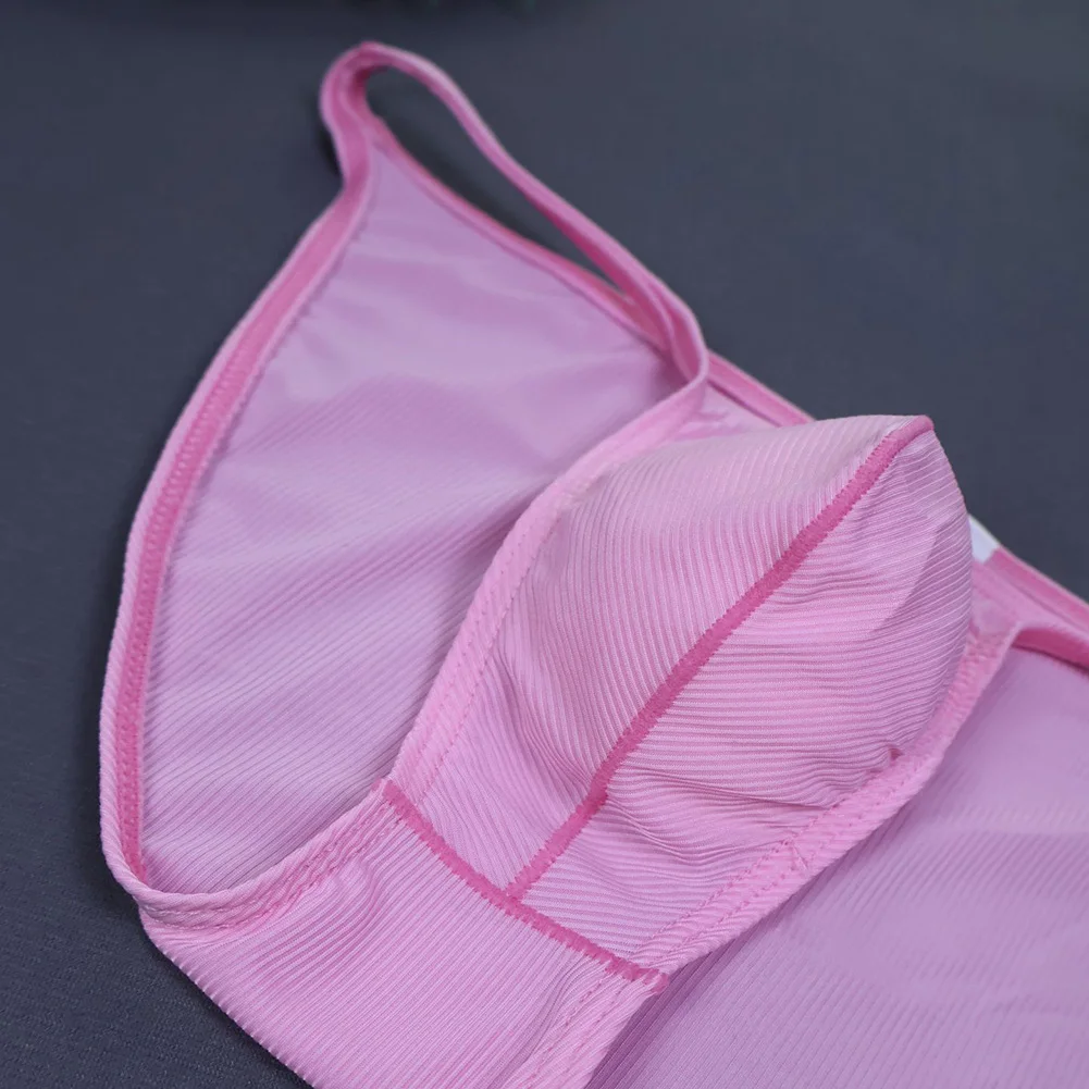 

Sexy Men Ribbing High Fork Underwear 4 Sizes Briefs Pouch Panties Man Jockstrap Breathable Soft Underpants