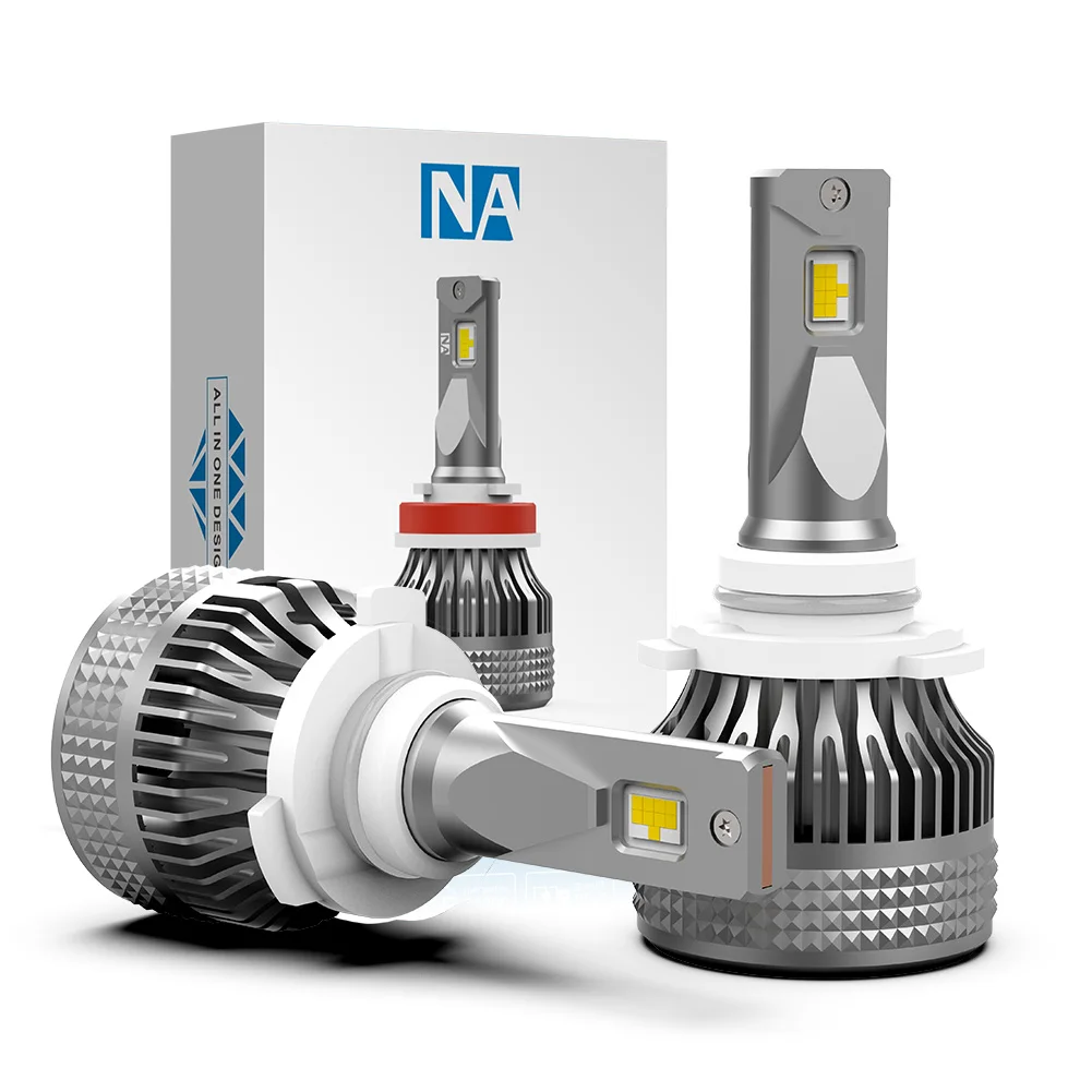 

NAO NA 1:1 Mini Design Led Headlight H3 H13 All In One Car Light Bulb 9005 9006 9007 9012 Canbus Auto Headlamp 5202