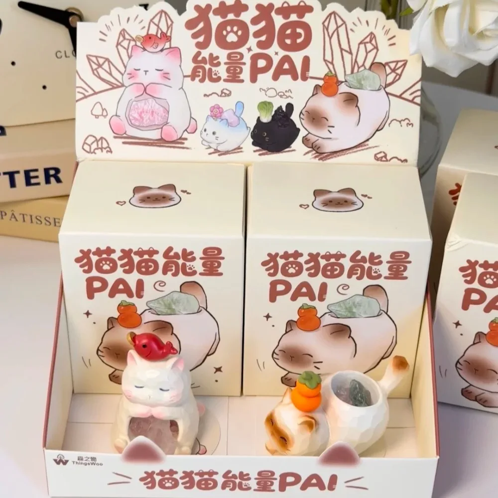 

Котя энергия PAI серии хрустальная глухая коробка милое маленькое животное настольное украшение загадочная коробка креативный дизайн ремесла подарок-сюрприз