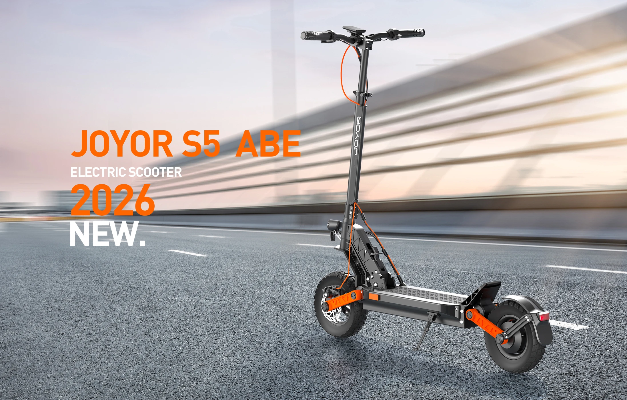 JOYOR S5 (ABE) E-Scooter für Erwachsene, 48V13AH Akku, City-Commuting E-Scooter, 10 Zoll Luftreifen, Elektroroller – Detail 1