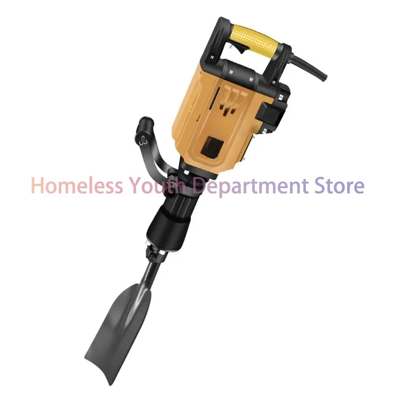 High-power electric tree digger excavating trench rammer earth lifting ball crushing stone concrete multi-functional pickaxe