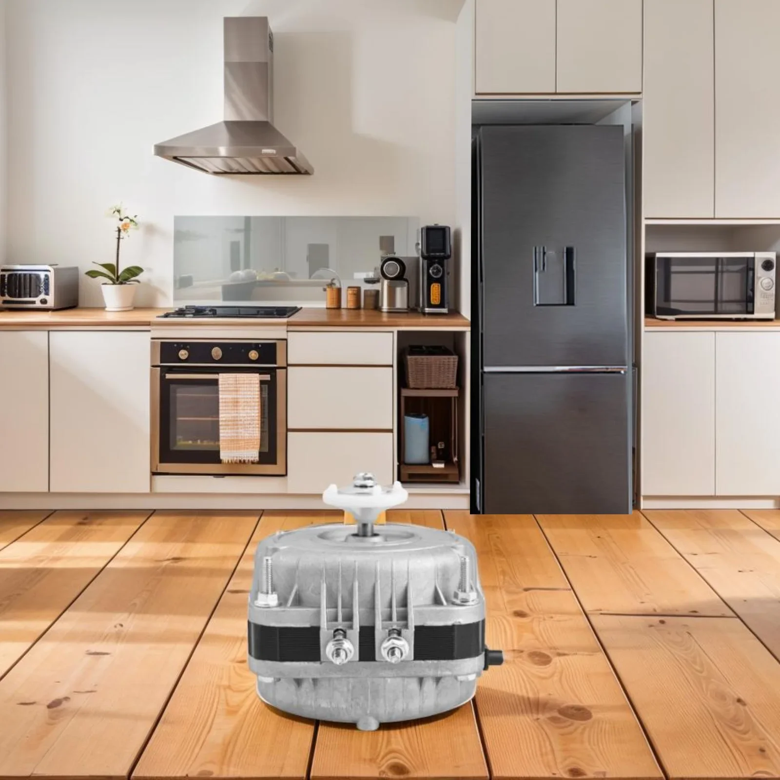 

Innovative Design Features of the Condensing Fan Motor Allowing Seamless Integration into Existing Refrigeration Systems