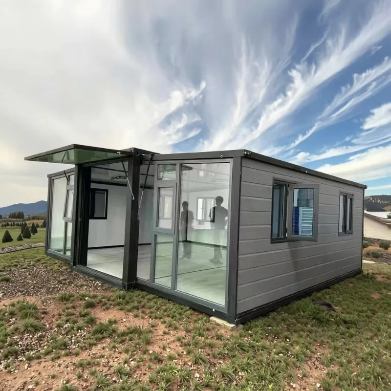 منزل حاوية جاهز قابل للتوسيع عالي الجودة 20 قدم 40 قدم فاخر 3 غرف نوم وحدات قابلة للطي فيلا منزلية قابلة للفصل