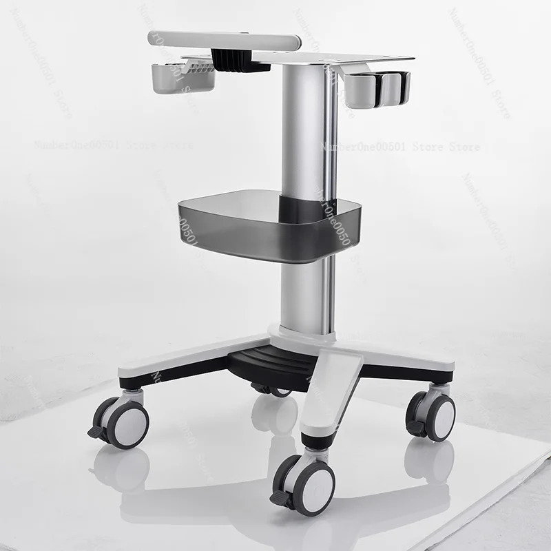 

Portable Aluminum Alloy Medical Ultrasound Trolley for Handheld Wireless B-ultrasound Tablet Ultrasound