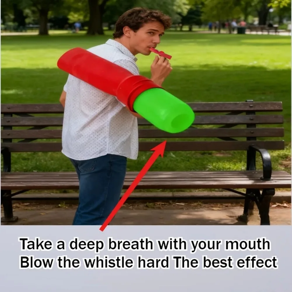 2PCS Fart Whistle Prank Gag Toy - Funny April Fools' Day Halloween Christmas Sound Effect Gag Item for Pranksters