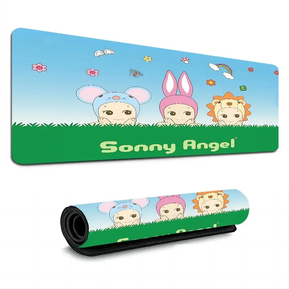 Cartoon Hot S-Sonnies INS Tide Large Thickened Mouse Pad Oversized Gaming Keyboard Notebook Table Mat For PC Computer Table