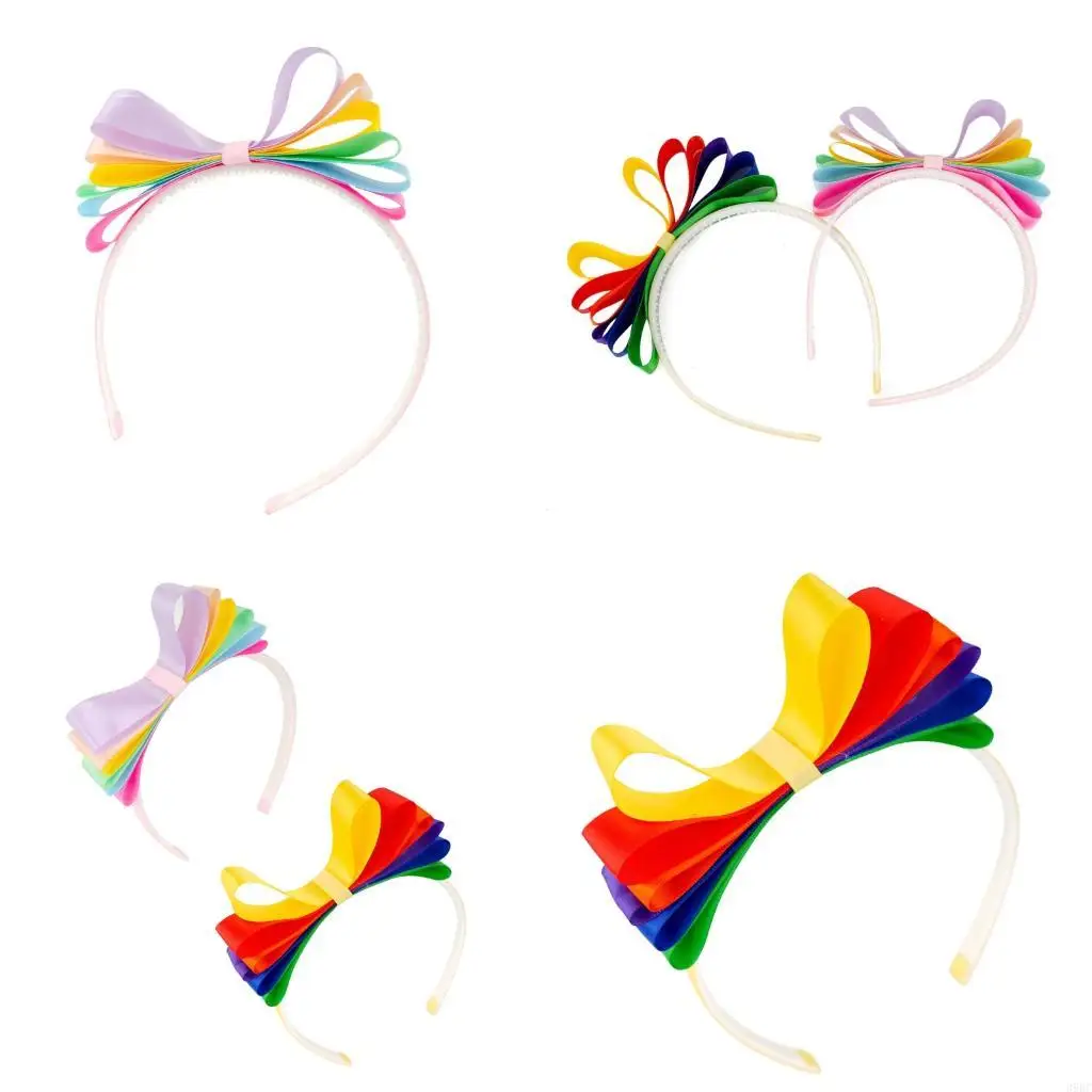 39BC شريط شعر مرن مشرق للفتيات الصغيرات الشريط البوليستر العملي #1