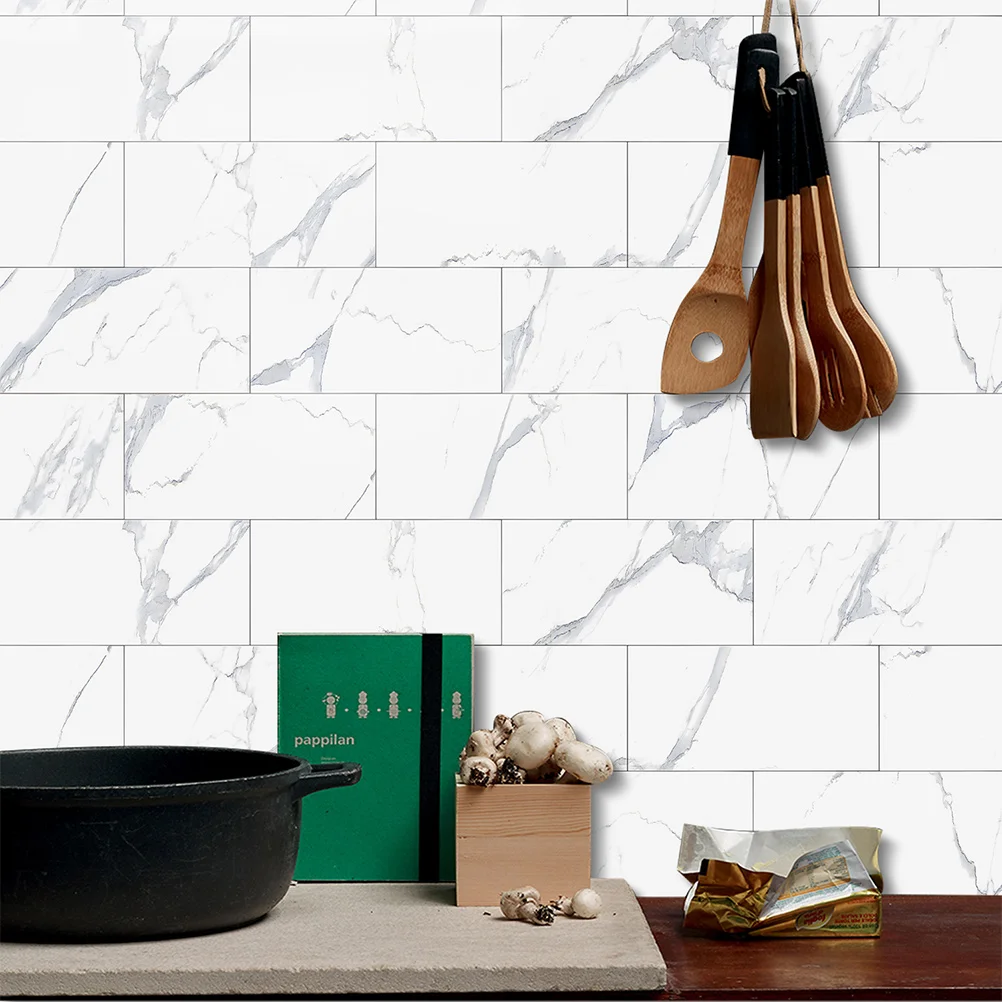 

16 Pcs Waterproof Ceramic Tile Sticker Sturdy Crystal Decorating Floor Decorative Xpe Foaming Peel and