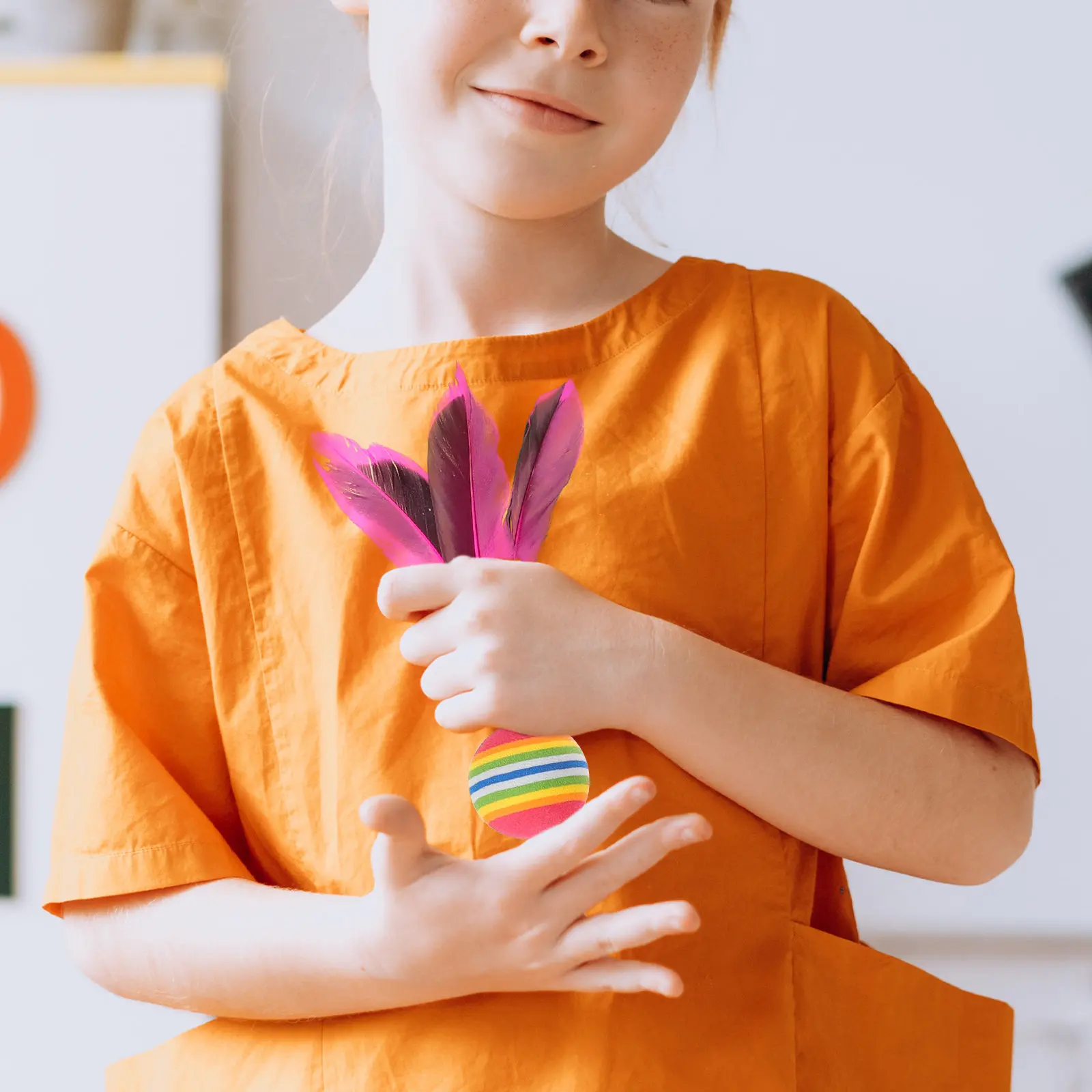 

Воланы для бадминтона пластиковые, высокоэластичные, износостойкие, для тренировок на улице и в помещении, для развития координации и моторики