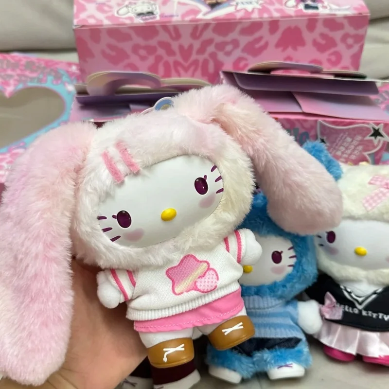 New Arrival Genuine Hellokitty Pop Star Series Trendy Blind Box Cute Pendant Decoration Toy Doll For Girl Birthday Gift In Stock
