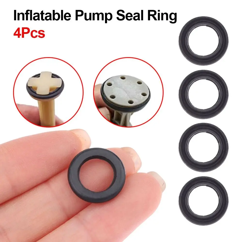 4Pcs 15mm Inflatable Pump Seal Ring Heat Resistant Perfect Fit Design Piston Connecting Rod Seal Easy to Install Rubber