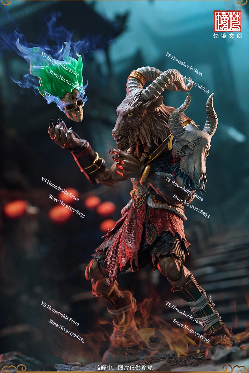 Fancy Realm Speelgoed FJ-1A03 1/12 Collectible Yang Xian Action Figure Chinense Legend of Deification Geit Hoofd 6 "Soldaat Model