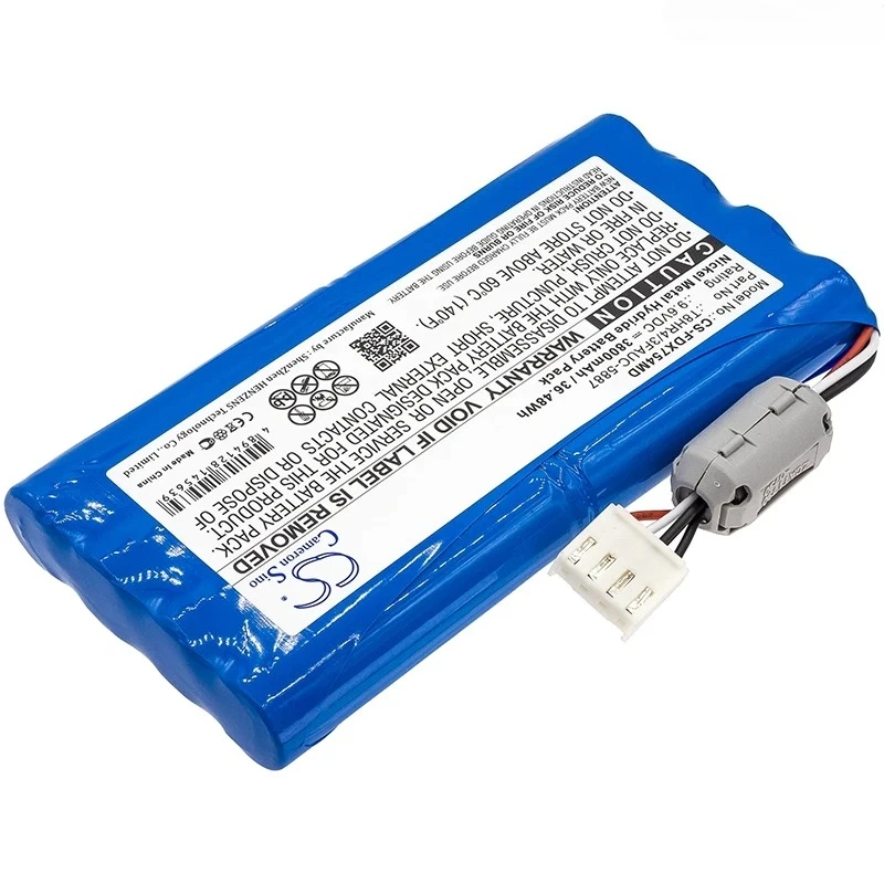 9.6V 3800mAh Medical Battery T8HR4/3FAUC-5887 for Fukuda FX-7540 FCP-7541 FX-7542  +TOOL