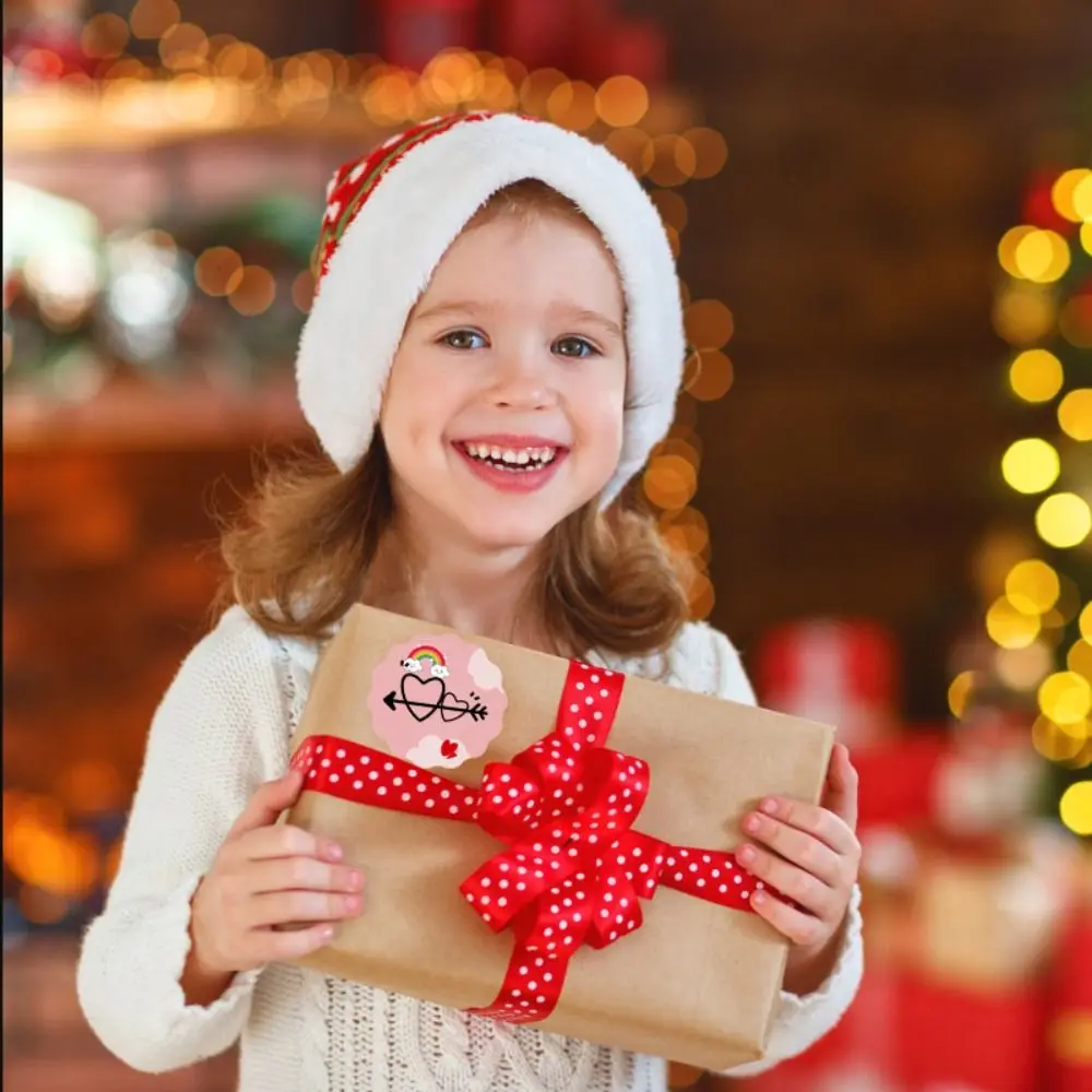 140/230Pcs Rainbow Thermal Printer Label Waterproof Tear Resistant Blank Label Sticker Cartoon DIY Self-Adhesive Thermal Paper