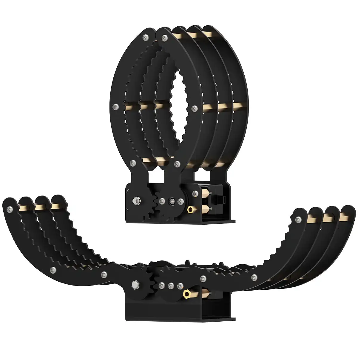 Hiwonder Black Aluminum Alloy Gripper for Robot DIY
