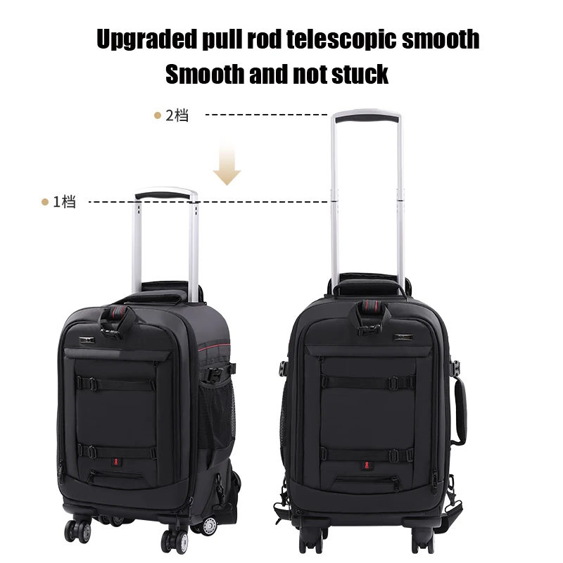 hot sale Trolley camera bags DSLR waterproof backpack multifunction camera bags EIRMAI DC410T DC420T  Large space Trolley