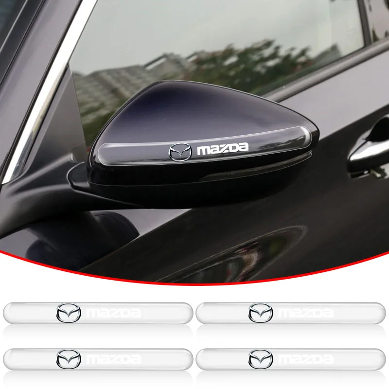 

Car Door Transparent Strip Rearview Mirror Anti-Collision Protection Strip for Mazda 3 6 CX5 2 CX3 Atenza MS CX9 MX5 Axela Demio
