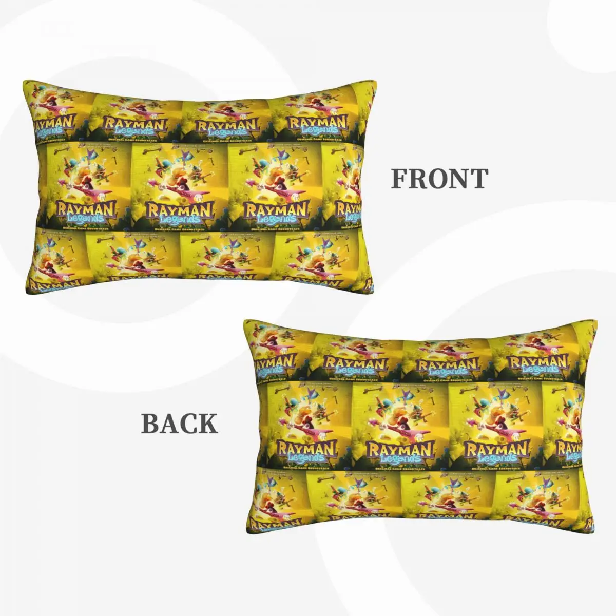 ألعاب الكرتون Rayman Legends مستطيل المخدة غطاء الوسادة ديكور غرفة نوم السرير المنزل الراحة رمي وسادة #5