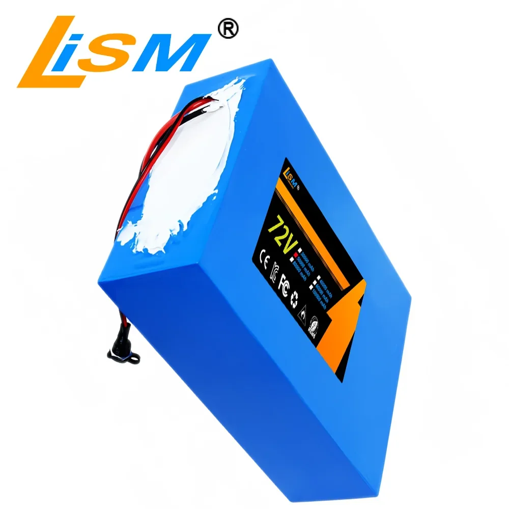 21700 20S6P 72V 50AH lithium-ion polymer battery pack suitable for motorcycle and automotive motor batteries+84Vcharger