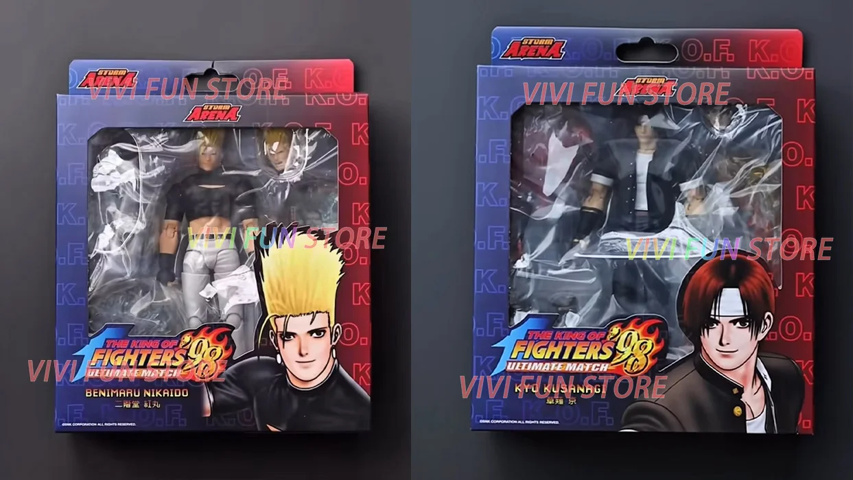 Op voorraad: Storm Toys Arena Kyo Kusanagi Benimaru Nikaido Goro Daimon, 15 cm, schaal 1/12, animefiguren, model, klein formaat, KOF98.