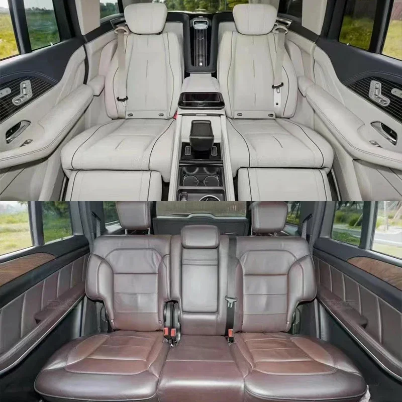 ل 06-19 X166 ML/GL/GLS/GLE ترقية تركيبات مقاعد لوحة القيادة الداخلية إلى تعديل المجموعة الداخلية X167 الجديدة #5