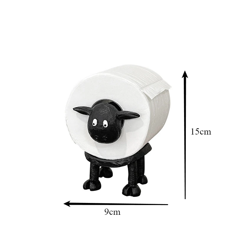 1 st/2 st Leuke Schapen Hond Vorm Toiletpapier Rek Vrijstaande Opslag Papierrolhouder Dierlijke Vorm decoratieve Toiletpapier Rac