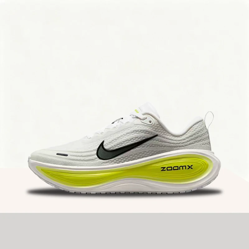 

Кроссовки Nike Vomero Plus: универсальные, удобные и легкие женские кроссовки с низким верхом для бега, белые с зеленым, HV8154-106