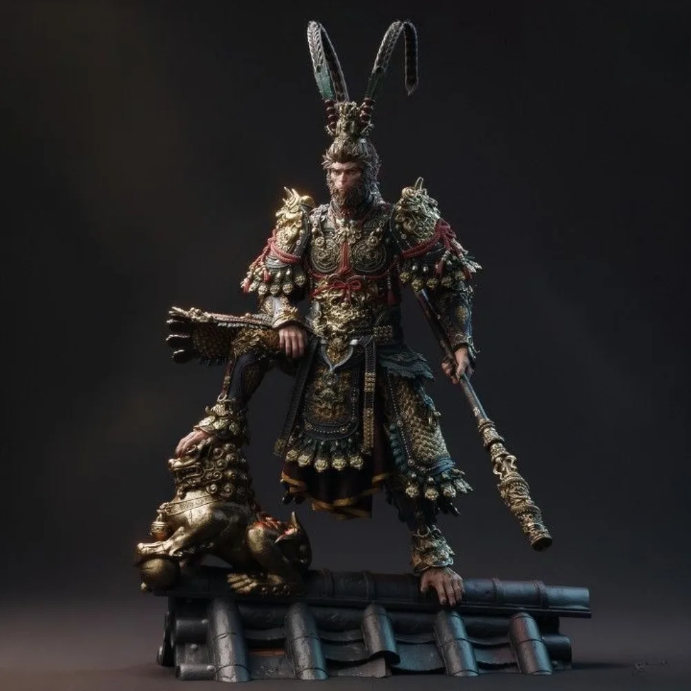 Sun Wukong Ornament High‑precision Split‑part Models for Resin White‑model Printing 3D Printed DIY Coloring Figurines