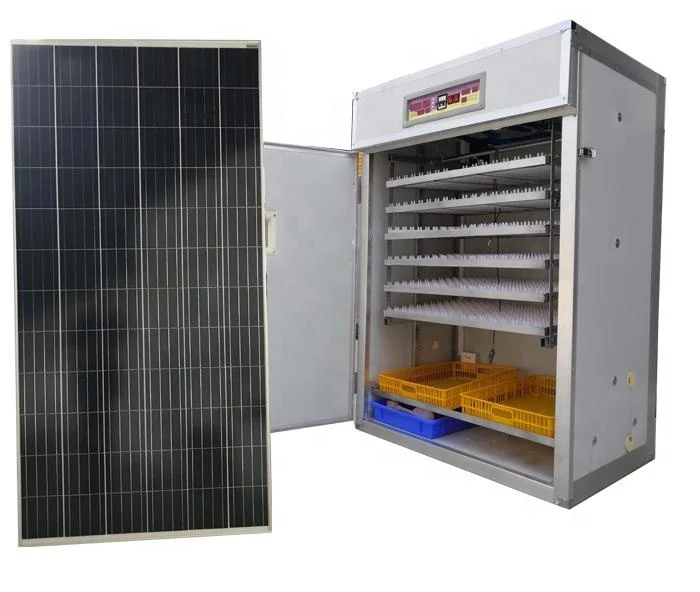 Favorable Price Solar Power Hatching Machine Solar Incubators 1000 Eggs Multifunction White Chicken Incubator 1056 PCS 122