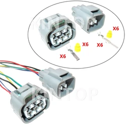 1 Set 6 Pins Auto Accelerator Gaspedal Buchse Für Toyota 90980-10988 7282-7064-40 7283-7064-40 auto Scheinwerfer Draht Stecker