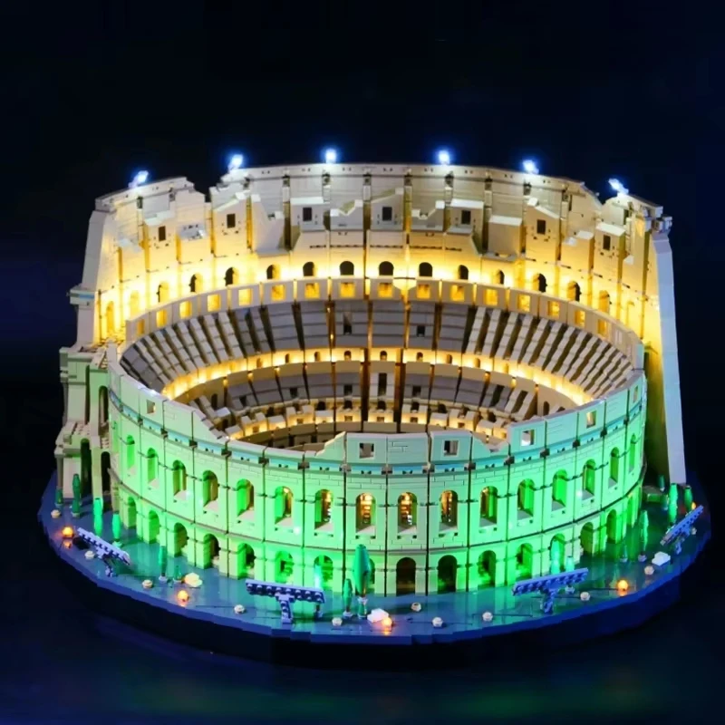 Kit d'éclairage LED pour jeu de blocs de construction LEGO Colisée, lumière LED uniquement, modèle sans blocs, RC DIY, 10276