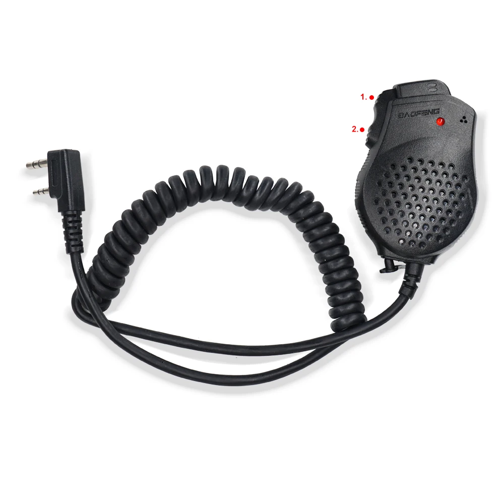 

Dual PTT Original Baofeng UV-82 Speaker Mic Microphone For Baofeng UV-82 UV-82Plus GT-5TP Walkie Talkie BF-UV82 Two Way Radio