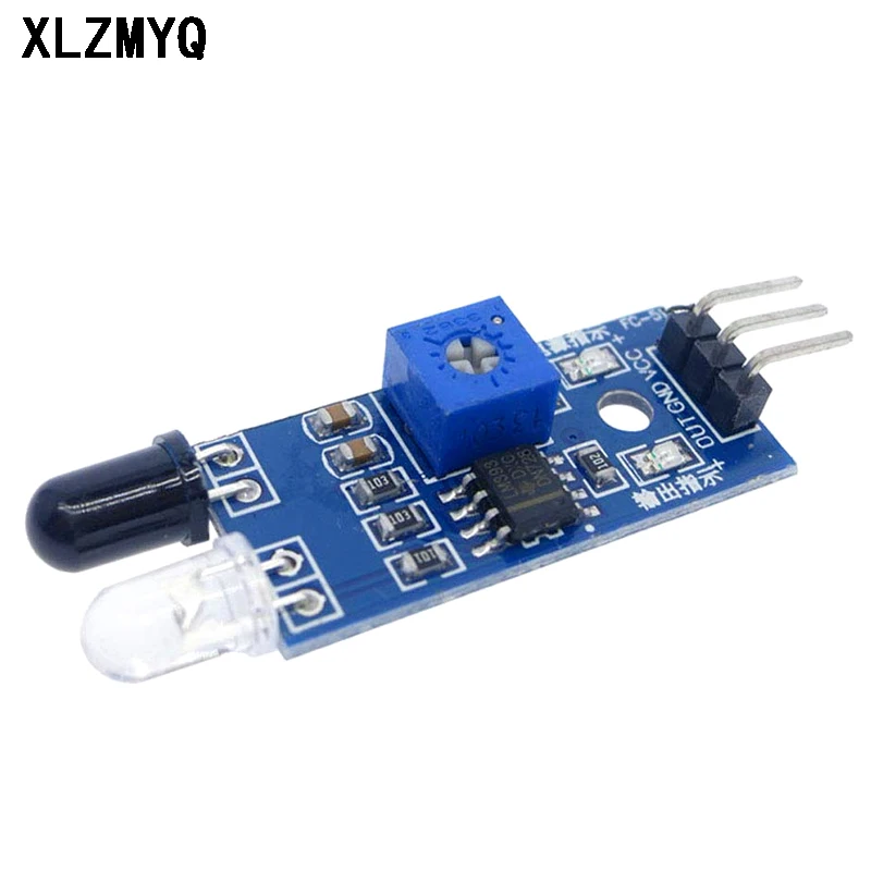 10PCS IR Infrared Obstacle Avoidance Sensor Module Smart Car Robot 3 Wire Reflective Photoelectric For Arduino DIY Electronic