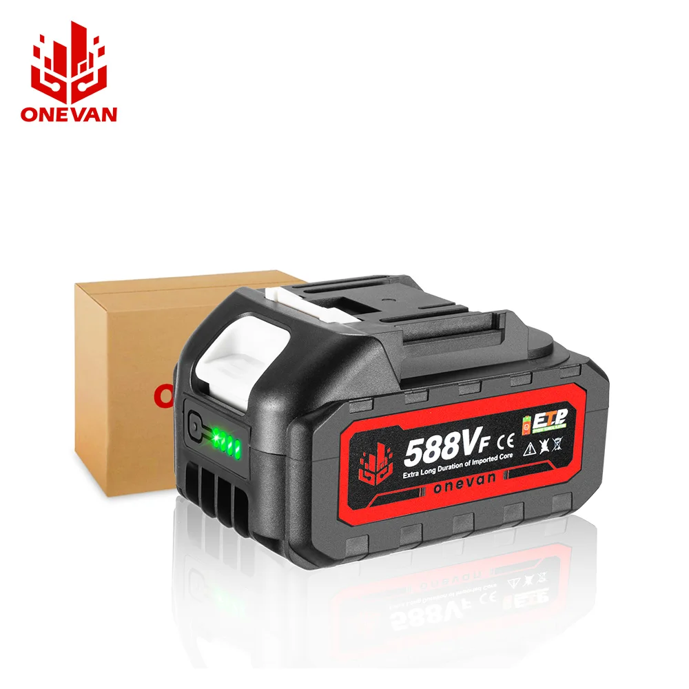 21V Oplaadbare 22900Mah Lithium Ion Batterij Eu Plug 588vf Li-Lon Batterij Met Batterij-Indicator Voor Makita Elektrisch Gereedschap