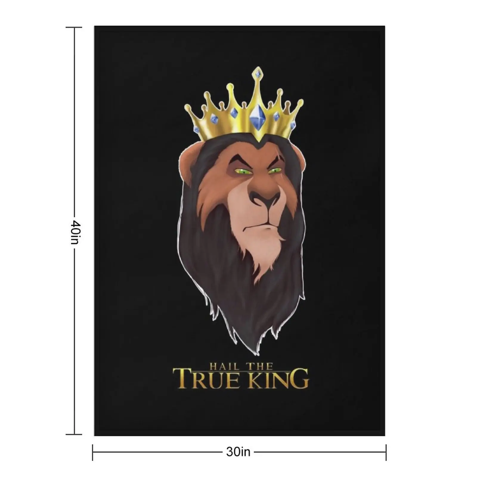 Hail the True King Throw Blanket Thermal Heavy valentine gift ideas Winter beds Blankets