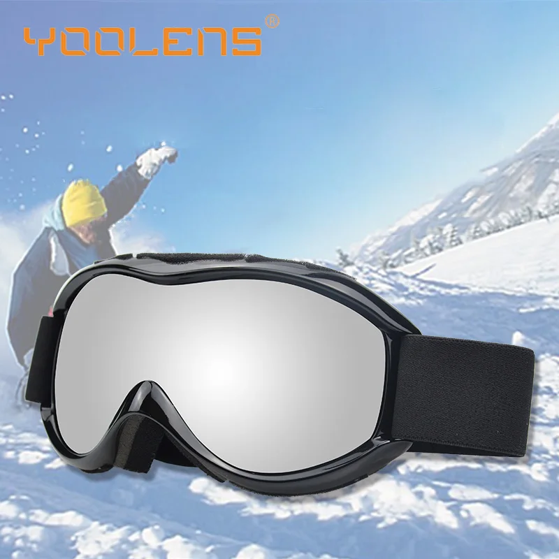 

YOOLENS Double Layers Anti-Fog Ski Goggles Men Women Sports Glasses Snowmobile Skiing Mask Snow Sunglasses Polarized Eyewear