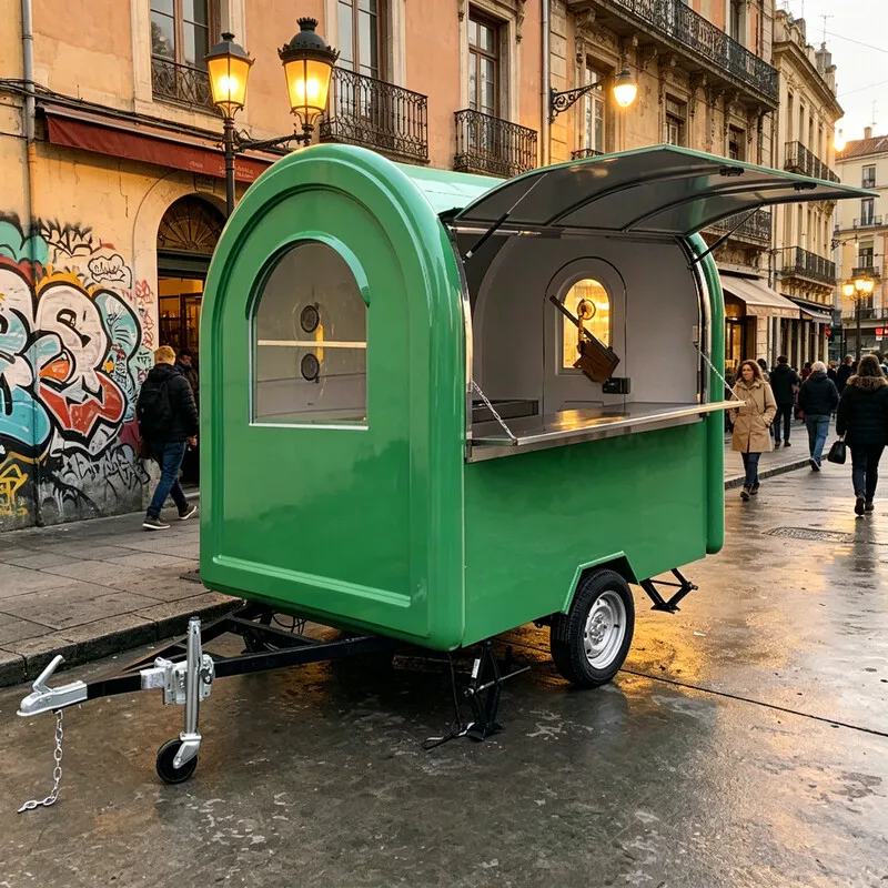 Customized Mobile Elote Cart with Steamer, Seasoning Station & Lime Squeezer, Mexican Street Corn, Low Price