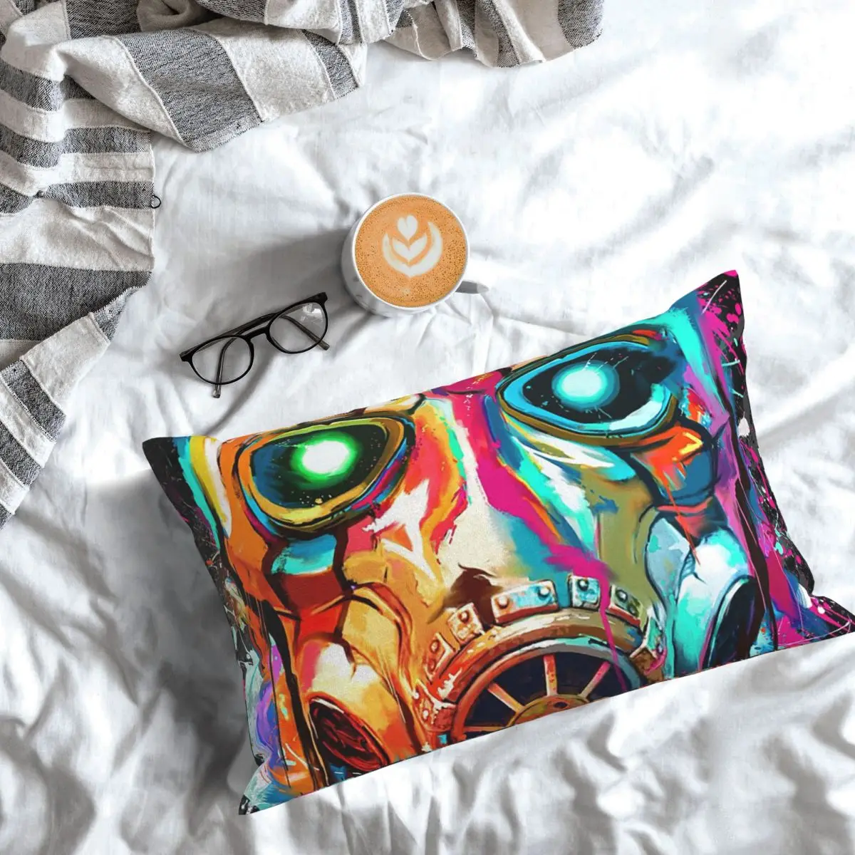 

Декоративная наволочка для подушки B-Borderlands с принтом из шутер-игры, для спальни, дома, для комфорта, для декора кровати