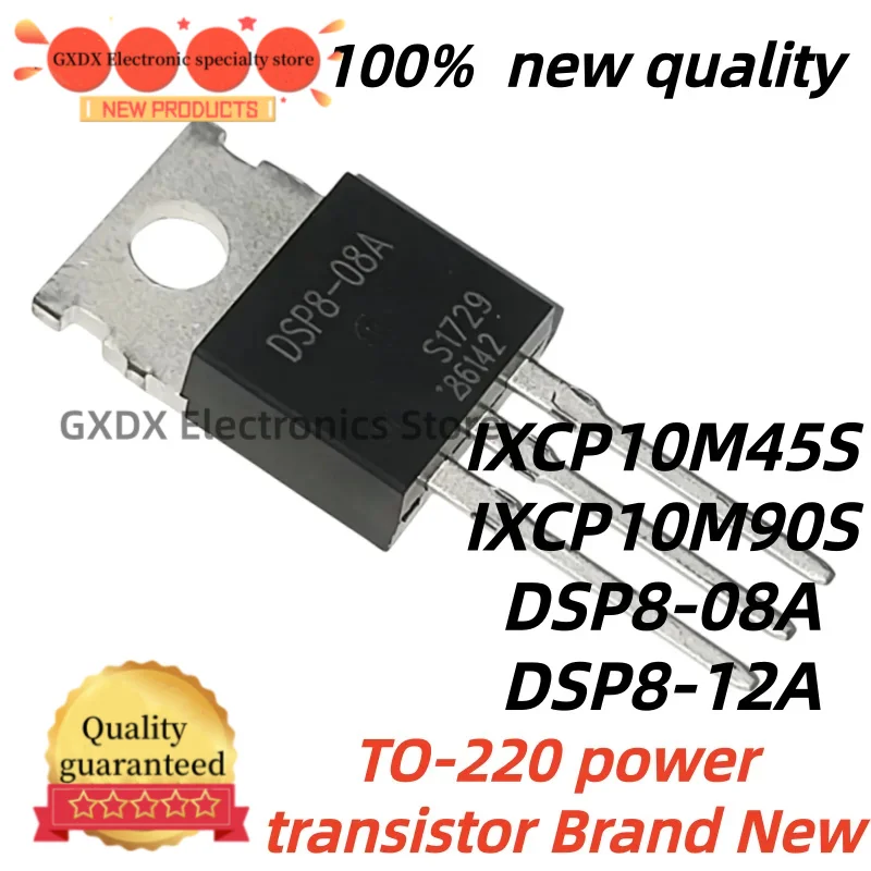 10pcs 100% New Quality DSP8-08A DSP8-12A TO220 IXCP10M45S IXCP10M90S TO-220 power transistor Brand New
