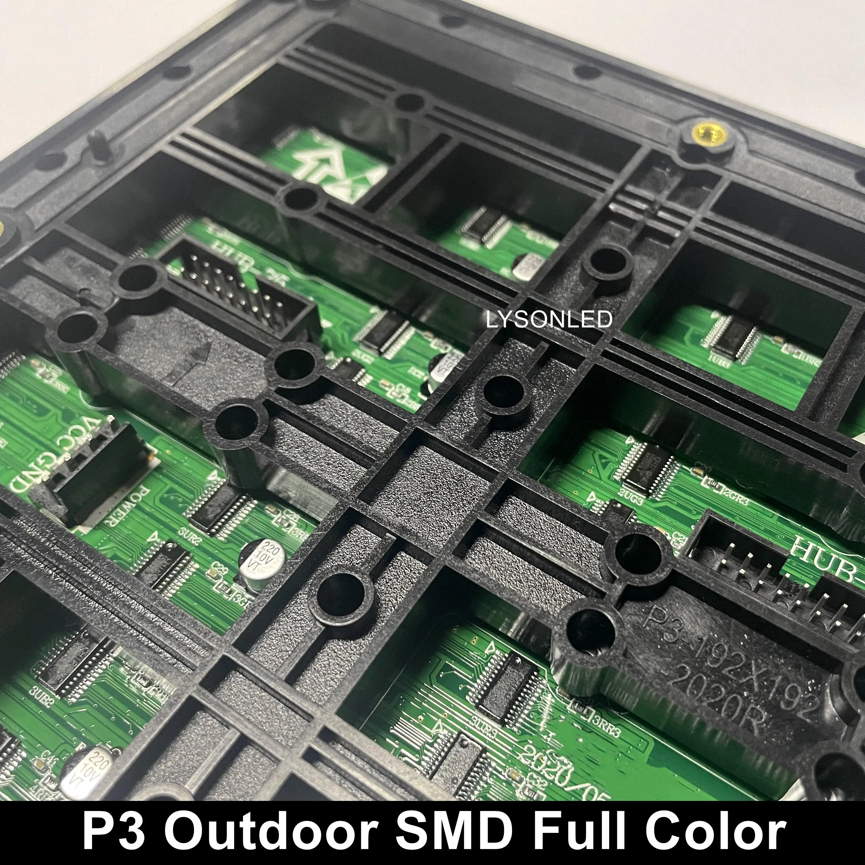 High Resolution P3 Outdoor SMD Full Color LED Video Display Module 192mmx192mm