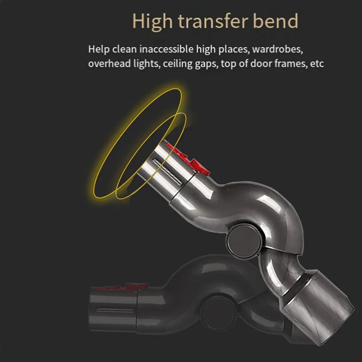 A99X For V7 V8 V10 V11 V15 Vacuum Cleaner Steering Elbow High Adapterand Bottom Adapter Quick Release Up Tool